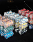 Royale Numbered Poker Chips - 14g 100 Piece Rack (All Denominations) - SALE