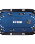 Riverboat Pro P10 Tournament Poker Table in Suited Speed Cloth (213 x 112cm)