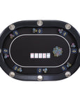 Mesa de póquer de torneo Riverboat Pro P8 en paño Speed (165 x 112 cm)