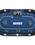 Riverboat Dealer P9 Tournament Poker Table in Suited Speed Cloth (213 x 112cm)