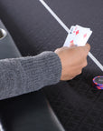 Riverboat Dealer P9 Tournament Poker Table in Suited Speed Cloth (213 x 112cm)