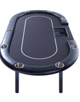 Riverboat Dealer P9 Tournament Poker Table in Suited Speed Cloth (213 x 112cm)