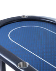 Riverboat Dealer P9 Tournament Poker Table in Suited Speed Cloth (213 x 112cm)