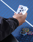 Riverboat Dealer P9 Tournament Poker Table in Suited Speed Cloth (213 x 112cm)