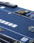 Riverboat Dealer P9 Tournament Poker Table in Suited Speed Cloth (213 x 112cm)