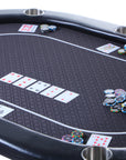 Mesa de póquer de torneo Riverboat Pro P8 en paño Speed (165 x 112 cm)