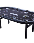 Riverboat Pro P10 Tournament Poker Table in Suited Speed Cloth (213 x 112cm)