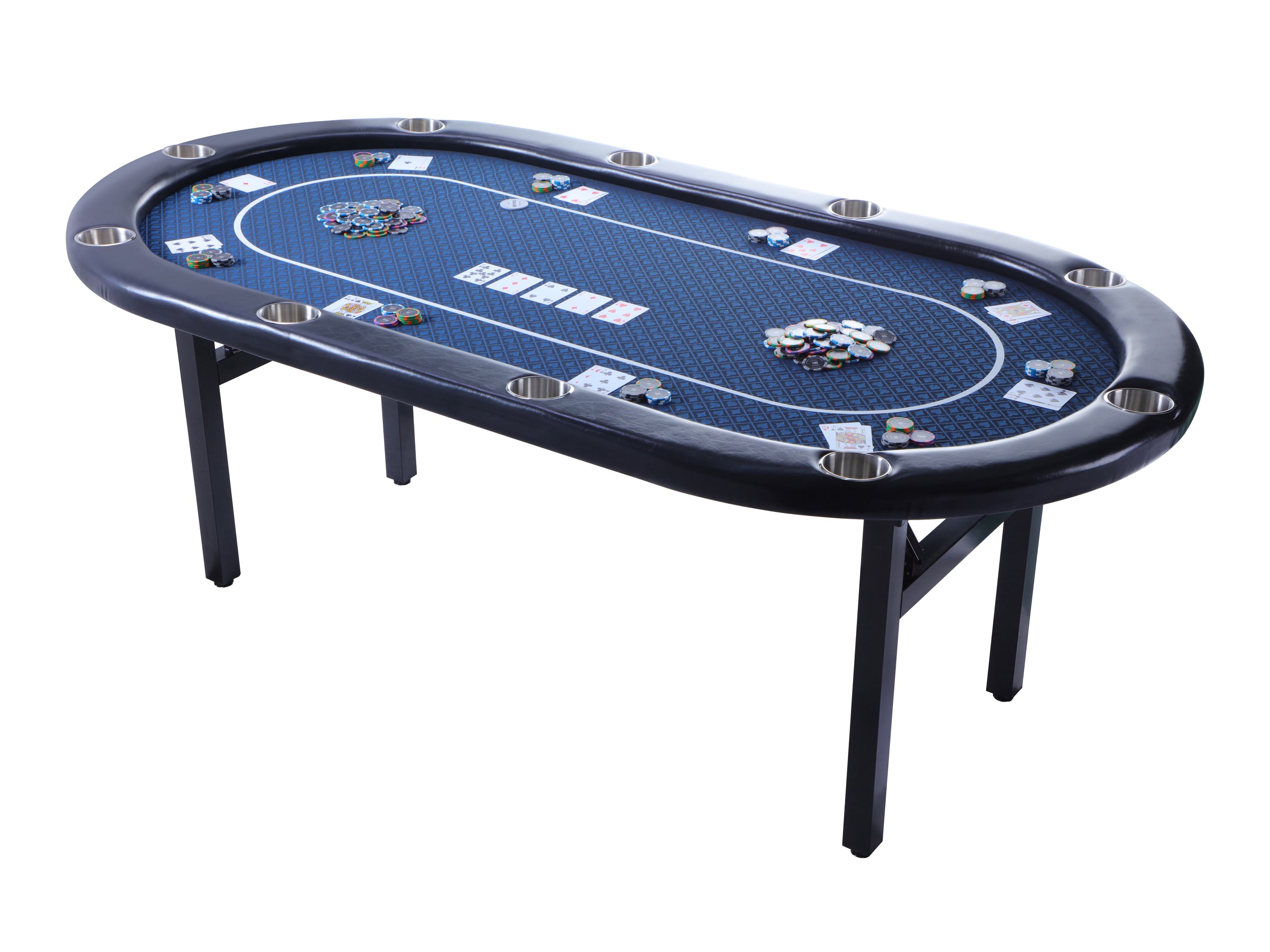 Riverboat Pro P10 Turnier-Pokertisch in Suited Speed Cloth (213 x