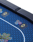 Riverboat Champion "The No Fold" Folding Poker Table Top in Suited Speed Cloth (201 x 100cm)