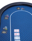 Riverboat Champion "The No Fold" Folding Poker Table Top in Suited Speed Cloth (201 x 100cm)