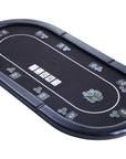 Riverboat Champion "The No Fold" Folding Poker Table Top in Suited Speed Cloth (201 x 100cm)