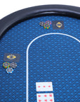 Riverboat Champion "The No Fold" Folding Poker Table Top in Suited Speed Cloth (180 x 90cm)