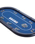 Riverboat Champion "The No Fold" Folding Poker Table Top in Suited Speed Cloth (180 x 90cm)