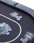 Riverboat Champion "The No Fold" Folding Poker Table Top in Suited Speed Cloth (180 x 90cm)