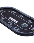 Riverboat Champion "The No Fold" Folding Poker Table Top in Suited Speed Cloth (180 x 90cm)