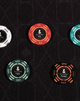 Suit and Pipe Poker Chipset - 14g 500 Piece Numbered Poker Chips