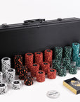 Suit and Pipe Poker Chipset - 14g 500 Piece Numbered Poker Chips