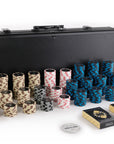 High Roller Cash Poker Chipset - 14g 500 Piece Numbered Poker Chips (Small / Mid)