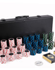 High Roller Cash Poker Chipset - 14g 500 Piece Numbered Poker Chips (Small / Mid)