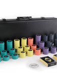 Grand Romance Toernooi Poker Ficheset - 10g 500 Stuks Genummerde Poker Fiches (Laag/Midden/Hoog)
