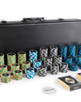 High Roller Toernooi Poker Chipset - 14g 500 Stuks Genummerde Poker Chips (Laag / Mid / Hoog)
