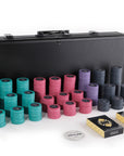 Grand Romance Toernooi Poker Ficheset - 10g 500 Stuks Genummerde Poker Fiches (Laag/Midden/Hoog)
