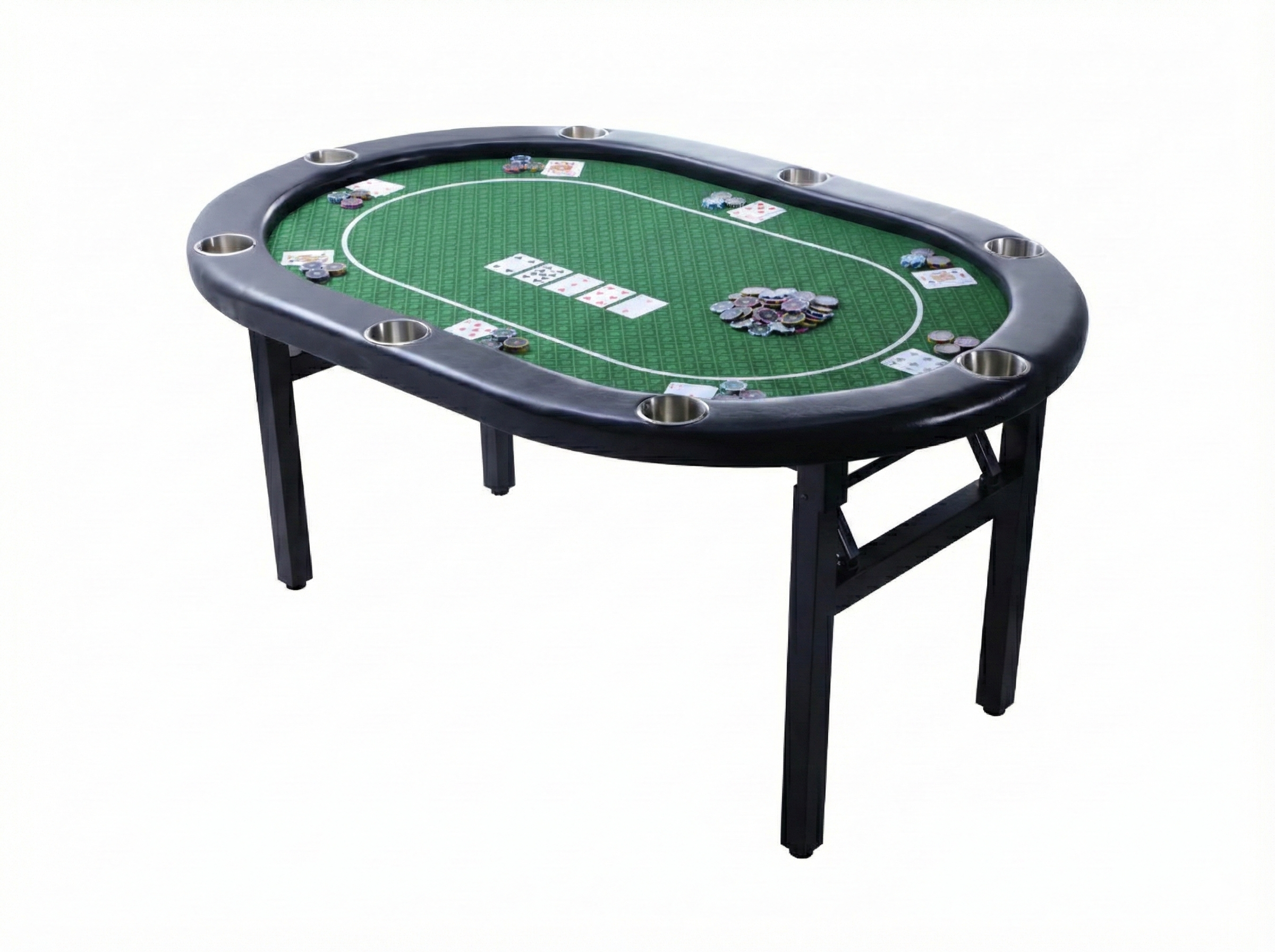 Riverboat Pro P8 Tournament Poker Table in Suited Speed Cloth (165 x 1 –  Riverboat Gaming Poker