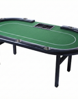 Riverboat Dealer P9 Tournament Poker Table in Suited Speed Cloth (213 x 112cm)
