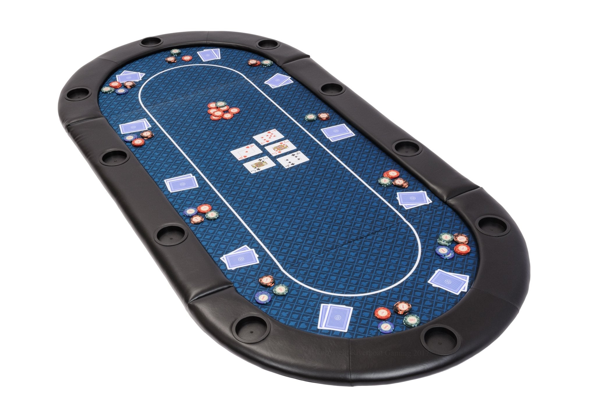 Classic Folding Poker Table Top in cloth and case (200cm) – Gaming