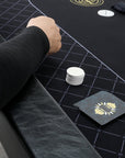 P10 The Modern Game Poker Table with Heavy Duty Folding Legs and Casino Grade Playing Cloth (213cm) - Riverboat Gaming Poker