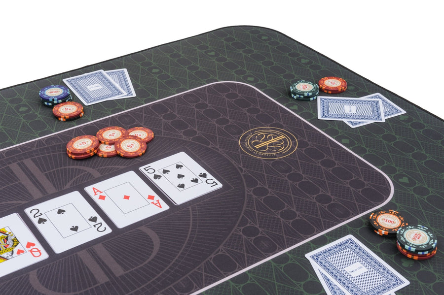 The Broadway Poker Mat by Riverboat Gaming - 100 x 65cm poker table layout - Riverboat Gaming Poker