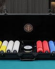 The Grand Romance Ceramic Poker Chipset - 500 Piece Numbered Poker Chips Set - Riverboat Gaming Poker
