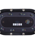 Table de poker de tournoi Riverboat Elite P10 en RGP Speed Cloth (213 x 112cm)