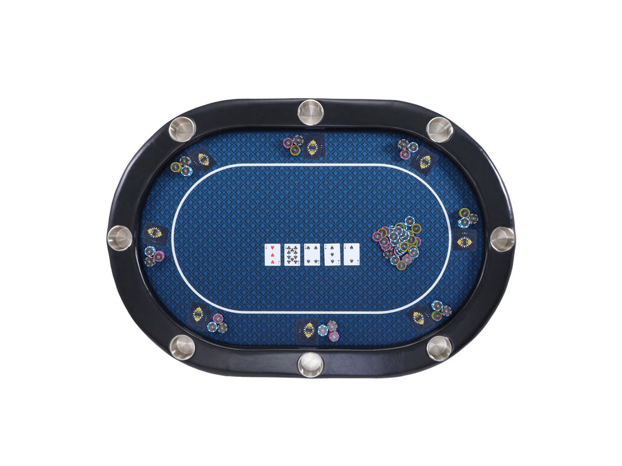 Table de poker de tournoi Riverboat Pro P8 en tissu Speed Suited (165 x 112cm)