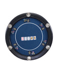 Table de poker de tournoi Riverboat Pro P6 en tissu Speed Suited (122 x 122cm)