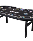 Riverboat Dealer P9 Tournament Poker Table in Suited Speed Cloth (213 x 112cm)