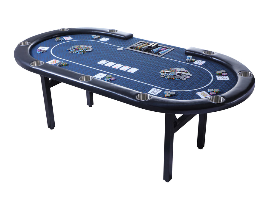 Table de poker de tournoi Riverboat Dealer P9 en tissu Speed Suited (213 x 112cm)