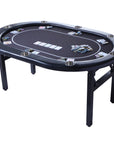 Mesa de póquer de torneo Riverboat Pro P8 en paño Speed (165 x 112 cm)