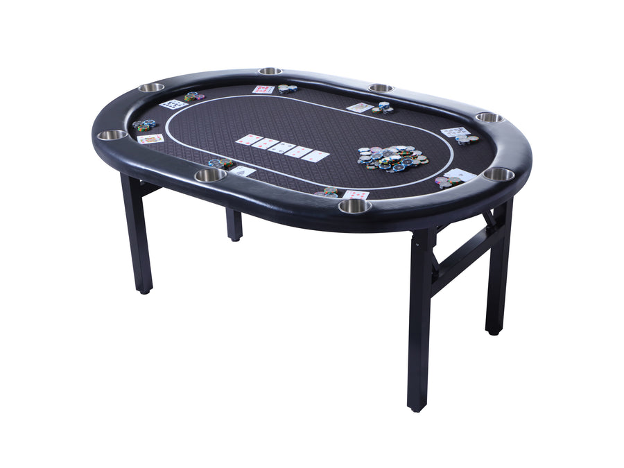 Stół do pokera turniejowego Riverboat Pro P8 z tkaniną Speed Cloth (165 x 112 cm)