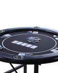 Stół do pokera turniejowego Riverboat Pro P6 z tkaniną Speed Cloth (122 x 122 cm)