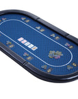 Table de poker pliante "The No Fold" de Riverboat Champion en tissu rapide (201 x 100cm)