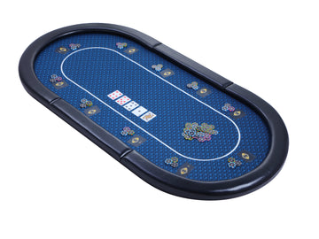 Riverboat Champion "The No Fold" Opvouwbaar Poker Tafelblad in Snelheidskleed (201 x 100cm)
