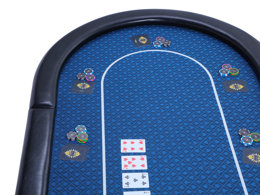 Riverboat Champion "The No Fold" - składany blat do pokera pokryty tkaniną Speed Cloth (201 x 100 cm)
