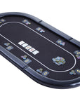Riverboat Champion "The No Fold" Faltbarer Pokertisch aus geeignetem Speed Cloth (201 x 100cm)