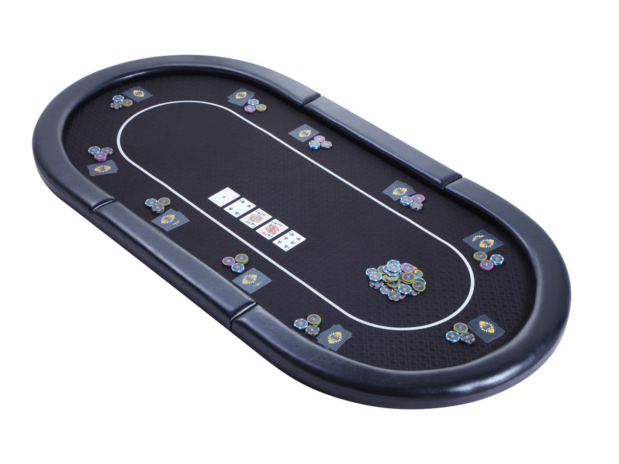 Riverboat Champion "The No Fold" Folding Poker Table Top in Suited Speed Cloth (201 x 100cm)