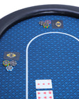 Riverboat Champion "The No Fold" - składany blat do pokera pokryty tkaniną Speed Cloth (180 x 90 cm)