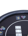 Riverboat Classic Opvouwbaar Poker Tafelblad in Snelheidskleed (116 x 116cm)