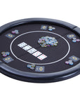 Riverboat Classic Folding Poker Table Top in Suited Speed Cloth (116 x 116cm)