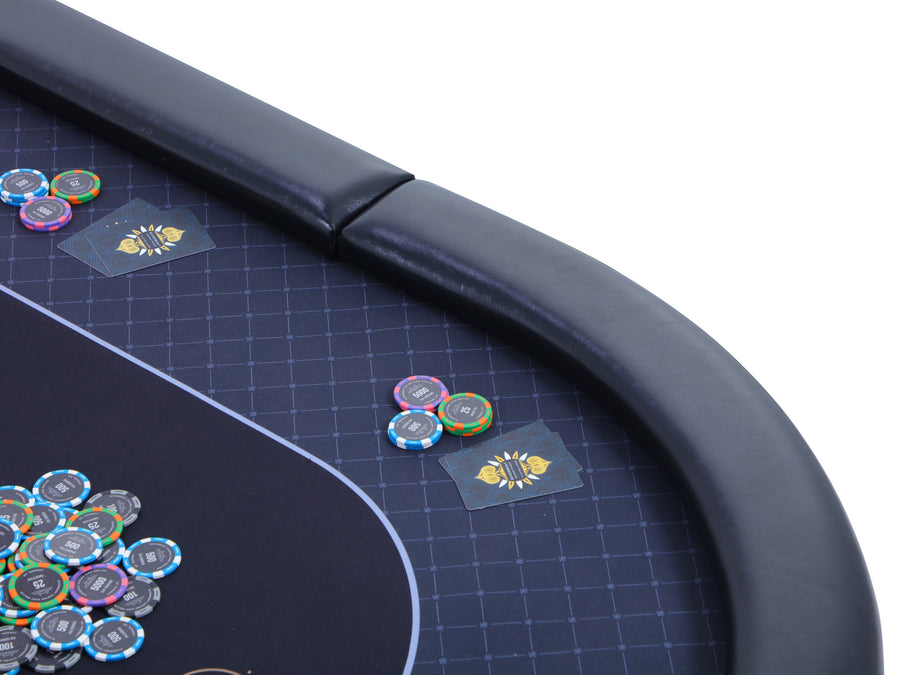 Składany blat do pokera Riverboat Elite "The No Fold" pokryty tkaniną RGP Speed Cloth (201 x 100 cm)