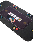 De Broadway Poker Mat, door Riverboat Gaming - 140 x 75cm pokertafel layout